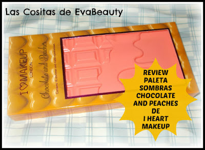 Review Paleta de sombras de ojos Chocolate and Peaches de I Heart Makeup