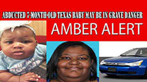 AMBER ALERT Abducted 7-month-old Texas baby may be in grave danger
