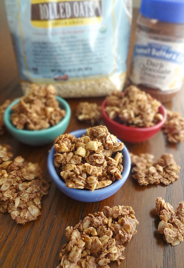 The Cooking Actress Chocolate Peanut Butter Cookie Granola Oatober