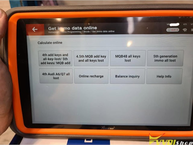 Skoda Octavia 2015 MQB AKL by Xhorse Key Tool Plus 3