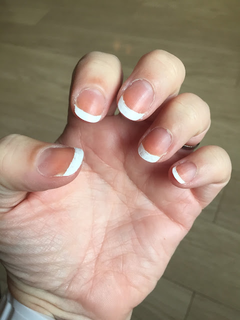 A French Manicure With Essence 