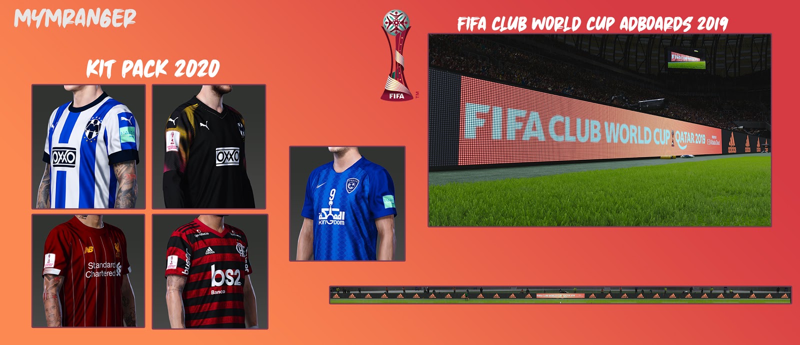 Pes 2020 Mega Pack Update Fifa Club World Cup 2019 By Mymranger Pes