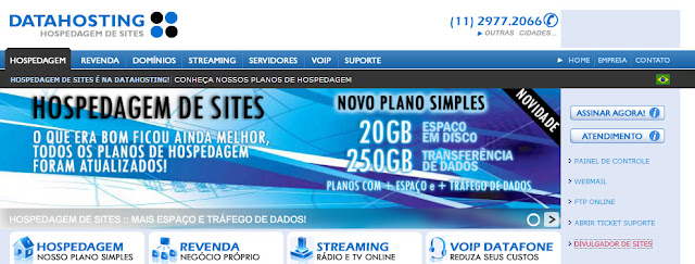 datahosting divulgar site e blog em 321 sites de busca