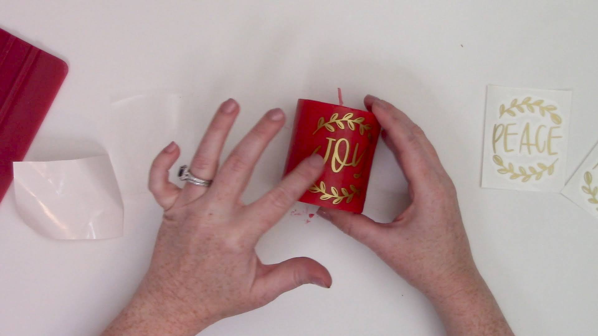 How to Apply Vinyl to a Wax Candle Silhouette School