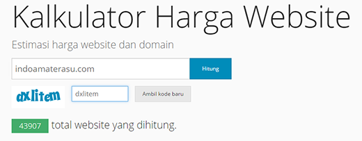 Kalkulator Harga Website Blog Kalkulator Harga Website Blog