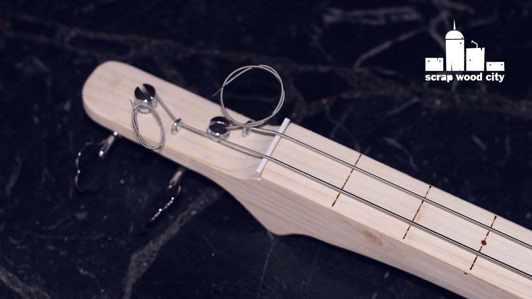 scrap wood city How to make an electric fretless bass guitar