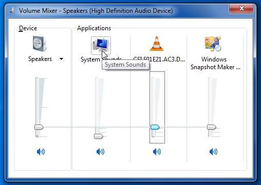 Mengenal Menu Sound Settings Di Volume Mixer Windows 7
