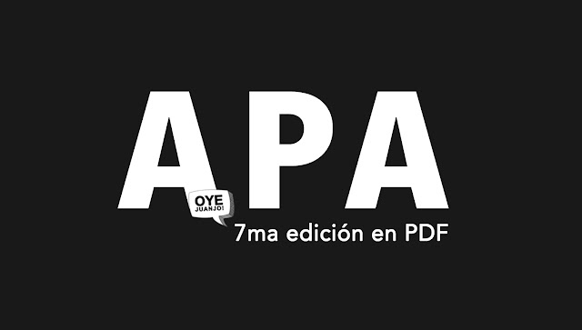 Séptima edición de Normas APA 2023 (Descargar PDF)