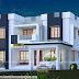 Cute 3 bedroom flat roof decorative home 2040 sq-ft