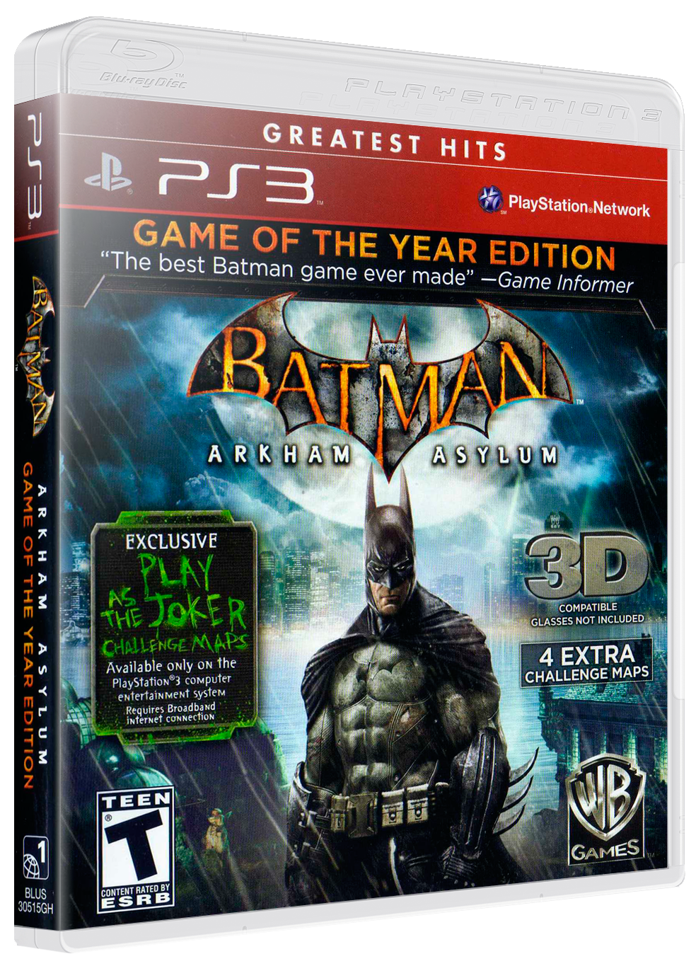 PSNPLAY3 Batman Arkham Asylum PS3/PSN DOWNLOAD. PKG + RAP.