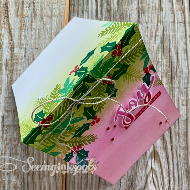 Seeing Ink Spots Christmas Cards in a A Bright Palette