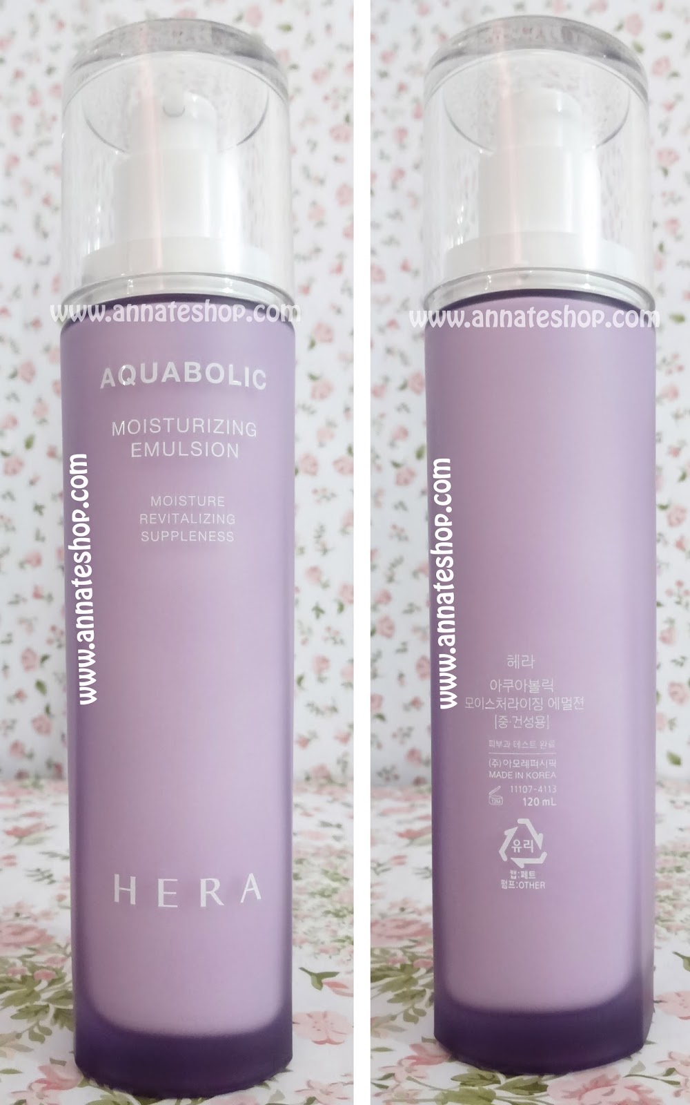 to Annate's blog HERA Aquabolic Moisturizing Emulsion Review
