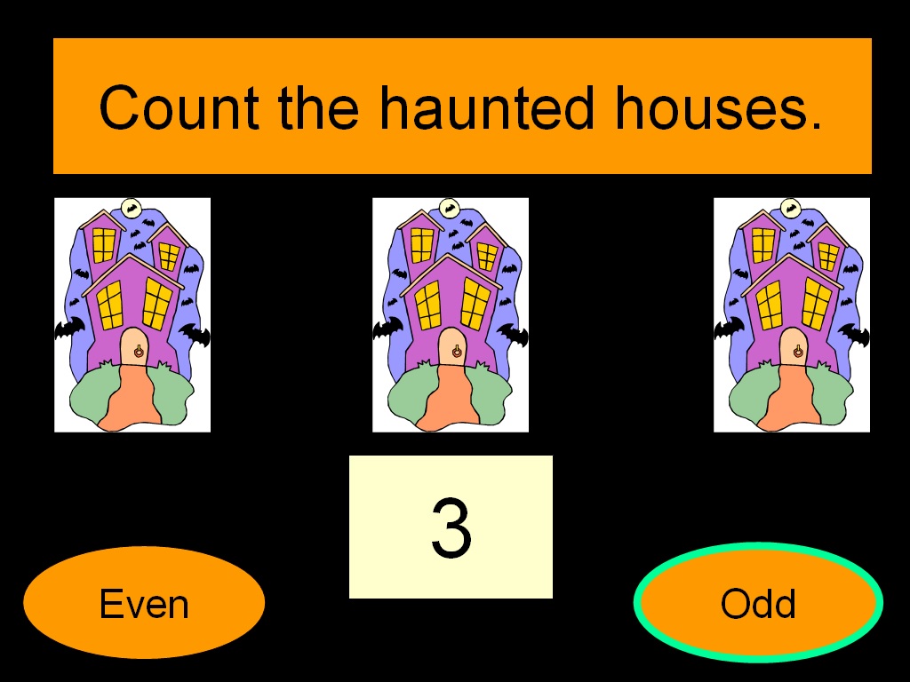Student Survive 2 Thrive Even or Odd Numbers Halloween Counting Game