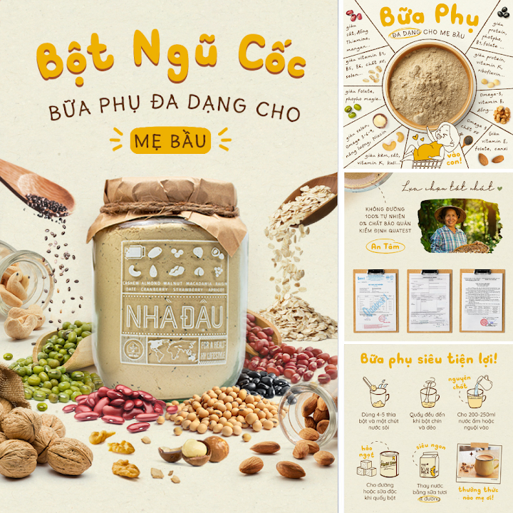 [A36] So sánh 5 loại hạt tốt cho Mẹ Bầu và thai nhi