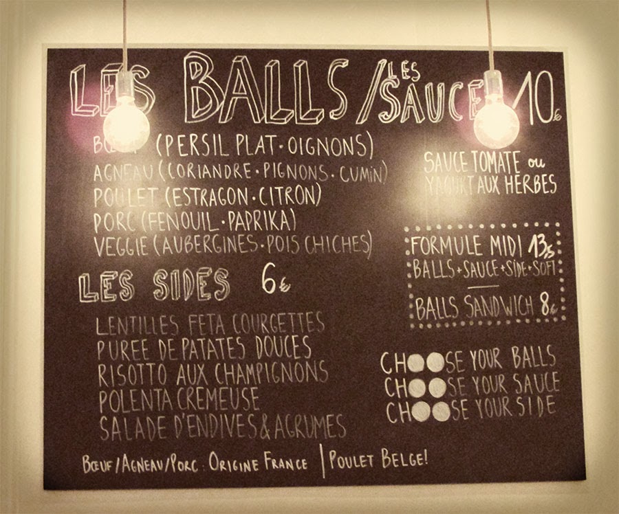 Positive Eating Positive Living Balls Paris, le premier restaurant dédié à la boulette
