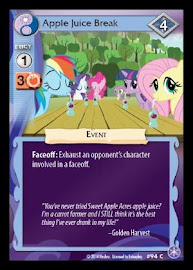 My Little Pony Apple Juice Break The Crystal Games CCG Card