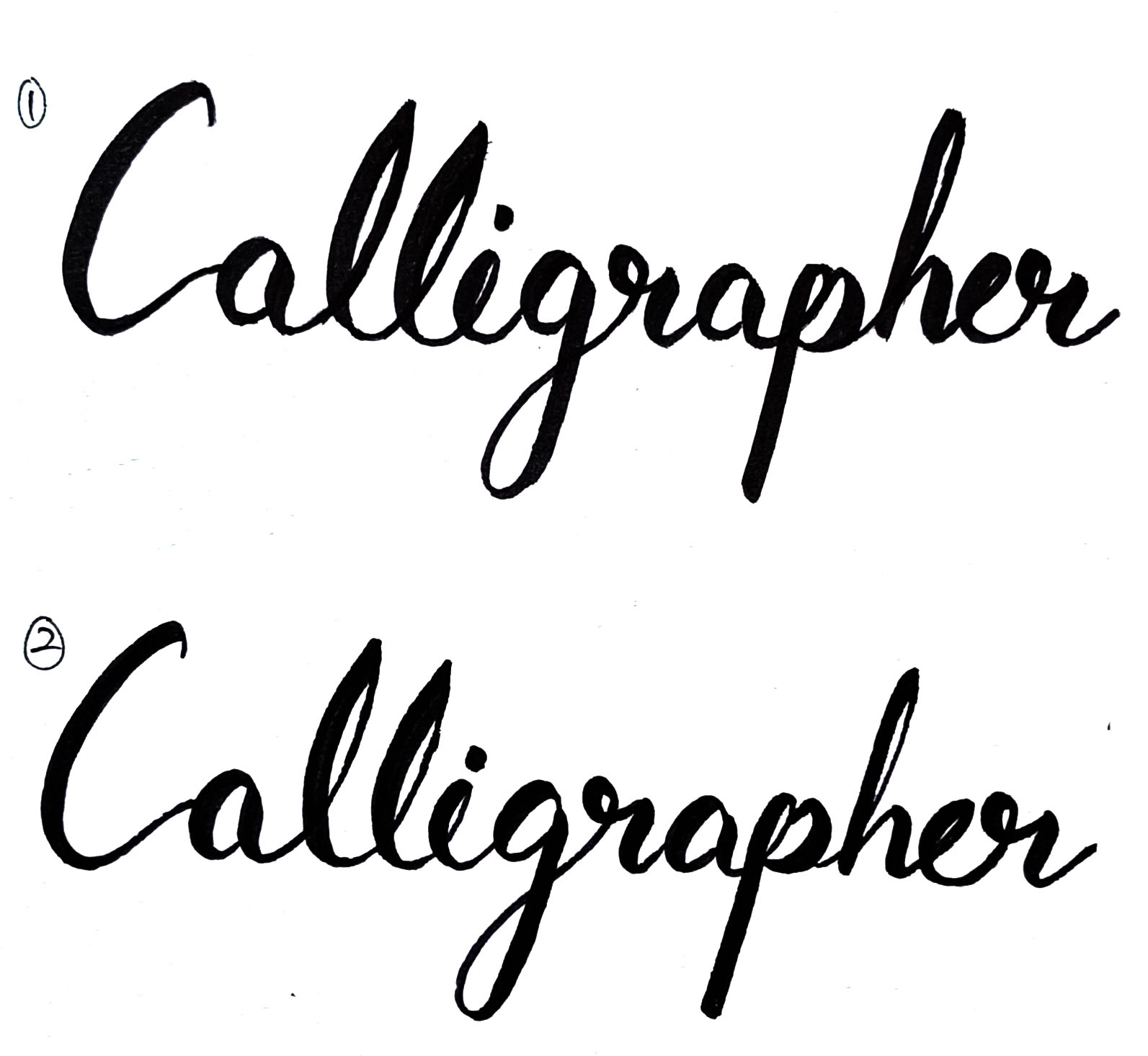 IS HAND LETTERING THE SAME AS CALLIGRAPHY?