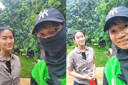 Viral Driver Ojol Beruntung Bisa Foto Bareng dengan Chef Renatta, Bertemu Lewat Orderan Go-Food