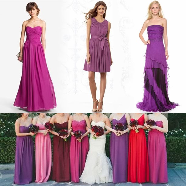 Love My Weddings Radiant Orchid Bridesmaid Dresses