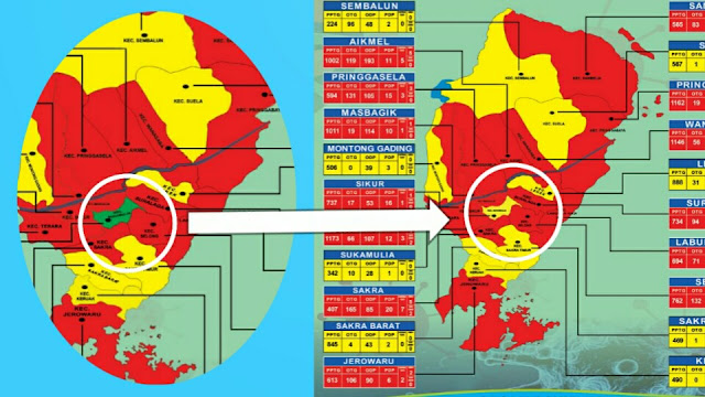 Kecamatan Sukamulia 'Tumbang', Kini Masuk Zona Kuning Covid-19