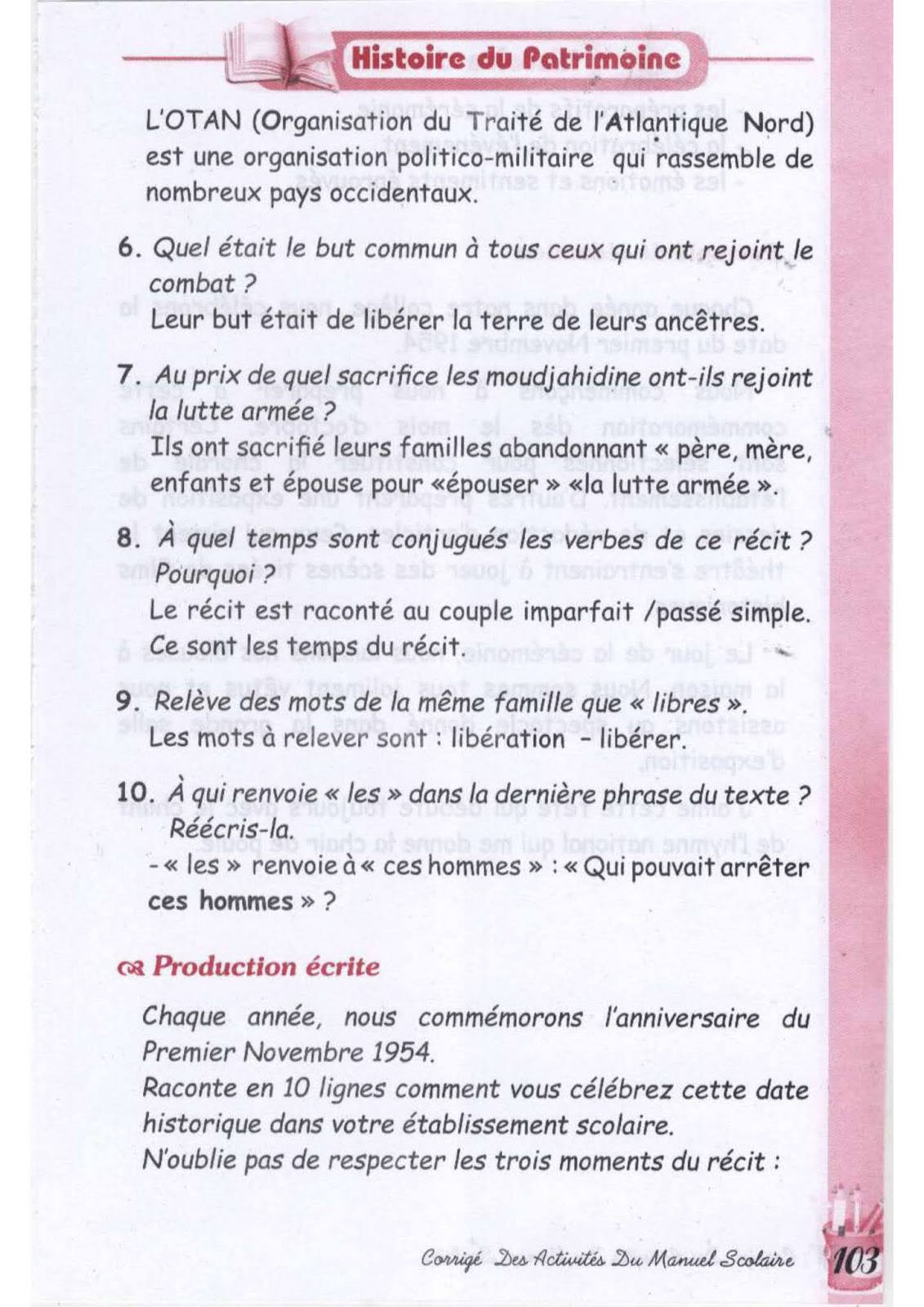 حل تمارين صفحة 91 الفرنسية للسنة الثالثة متوسط - الجيل الثاني