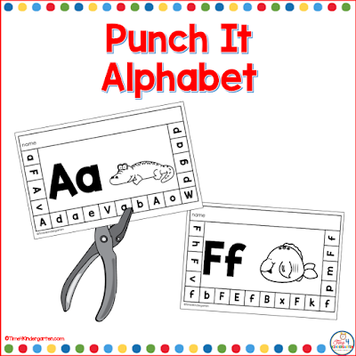 Kids need to develop their fine motor skills to help with their writing - so why not make it fun with these hands on playdough, hole punchers and and pompom printables! Focus on letters and 125 sight words, easy to prep and can be used all year .long! Perfect literacy centers and morning work Fine Motor Kindergarten Activities