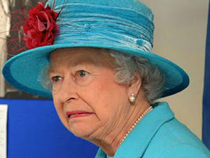 the queen is horrified.