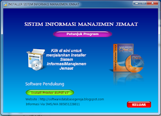Free Software Database Jemaat Gereja