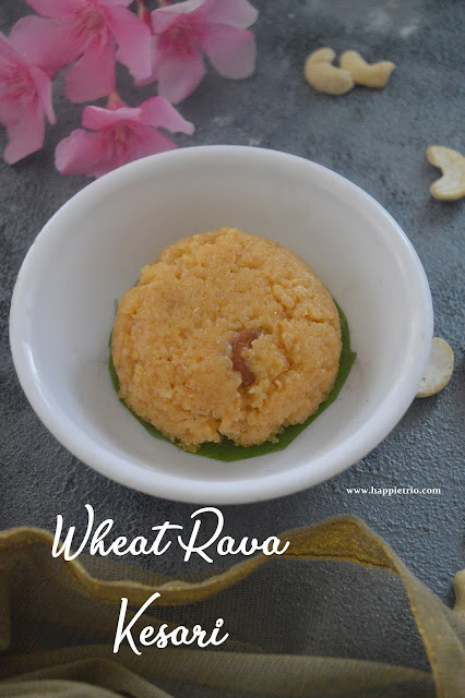 Wheat Rava Kesari | Dalia Kesari | Godhumai Rava Kesari