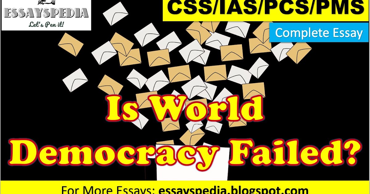 Democracy good or bad essay picture
