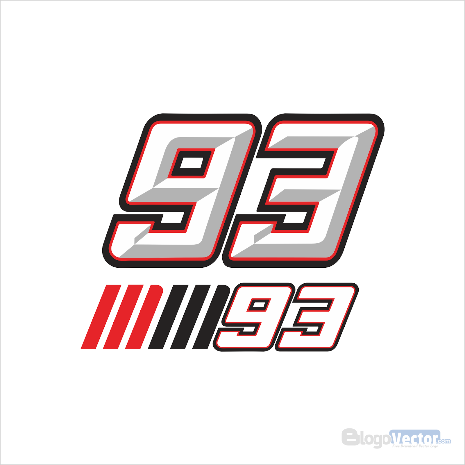 93 Marc Márquez Logo vector (.cdr) - BlogoVector