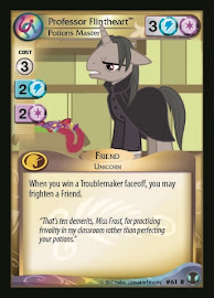 My Little Pony Professor Flintheart, Potions Master Defenders of Equestria CCG Card