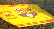 Banderas de Barcelona Sporting Club . Banco de Imagenes de Barcelona . (fotos banderas barcelona sporting club guayaquil ecuador)