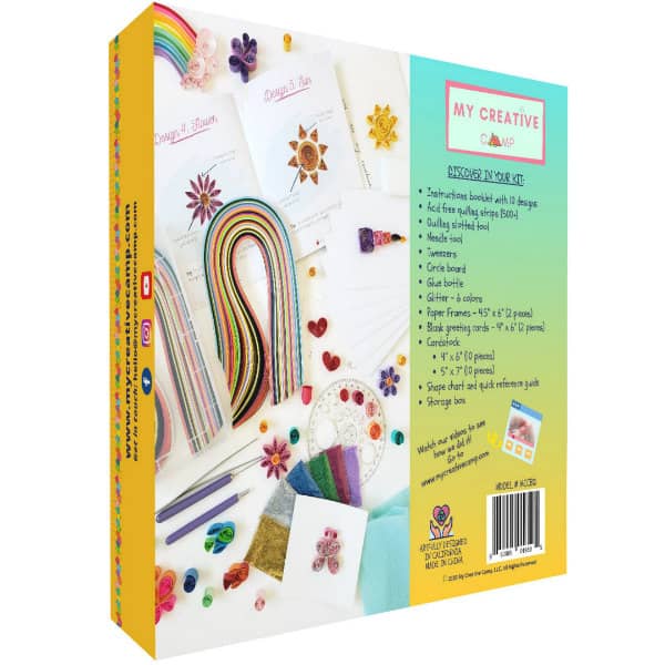 Quilling Kit, Quilling Paper Strips and Tools Supplies for Beginners