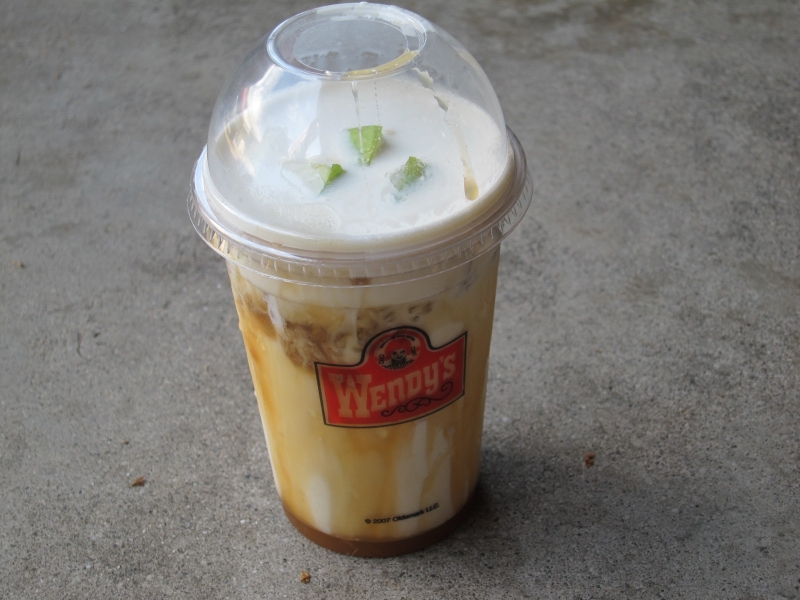 Review Wendy's Caramel Apple Frosty Parfait