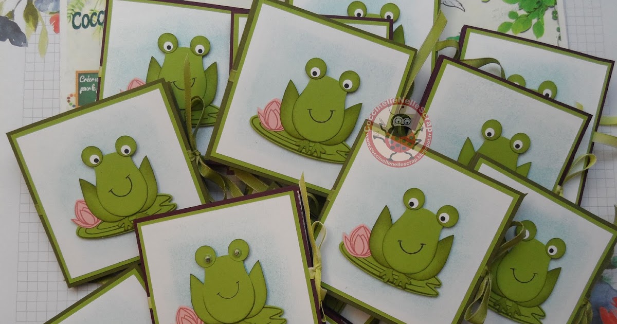 Coccinellenellescrap.blogspot.fr: Carte pochette cadeau "Grenouille verte"