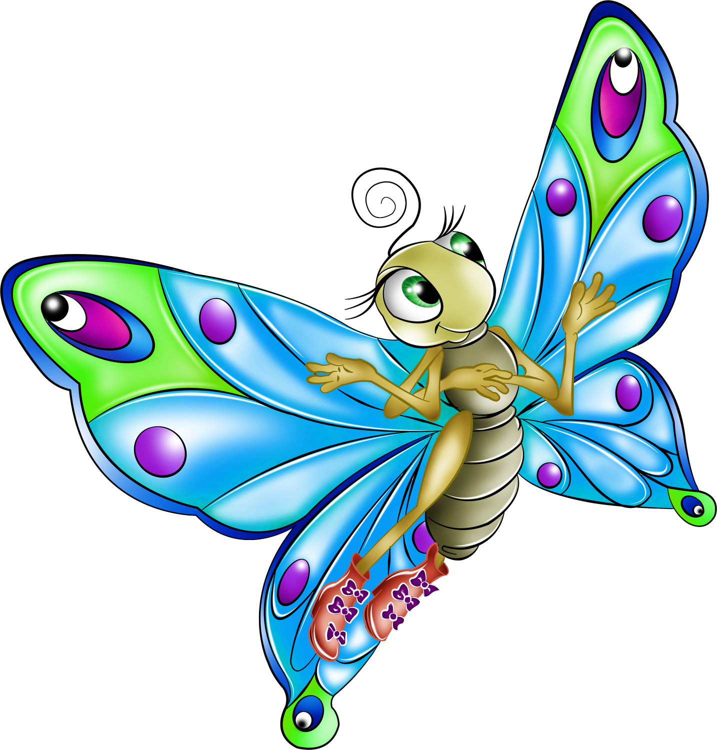 animated butterfly clipart free - photo #48