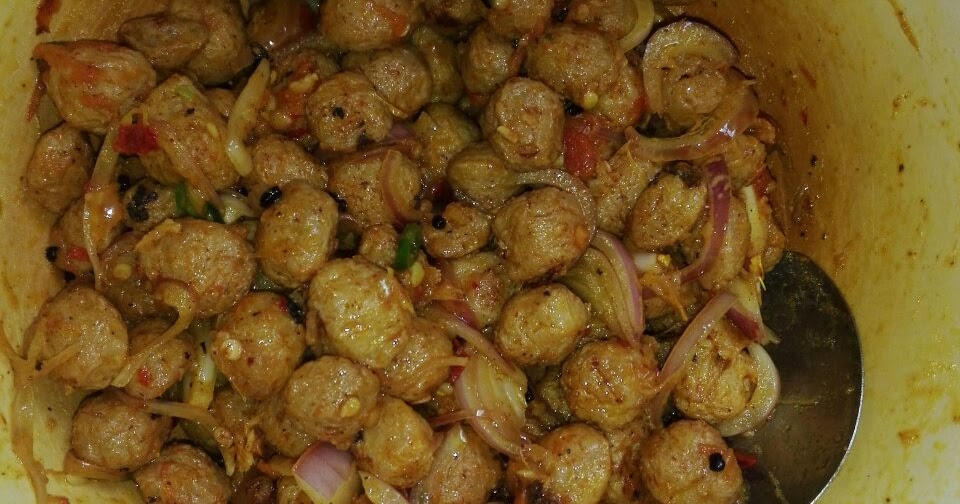 Ingredients Or Recipe for cooking Soy chunk Choila (Nutrela choila)