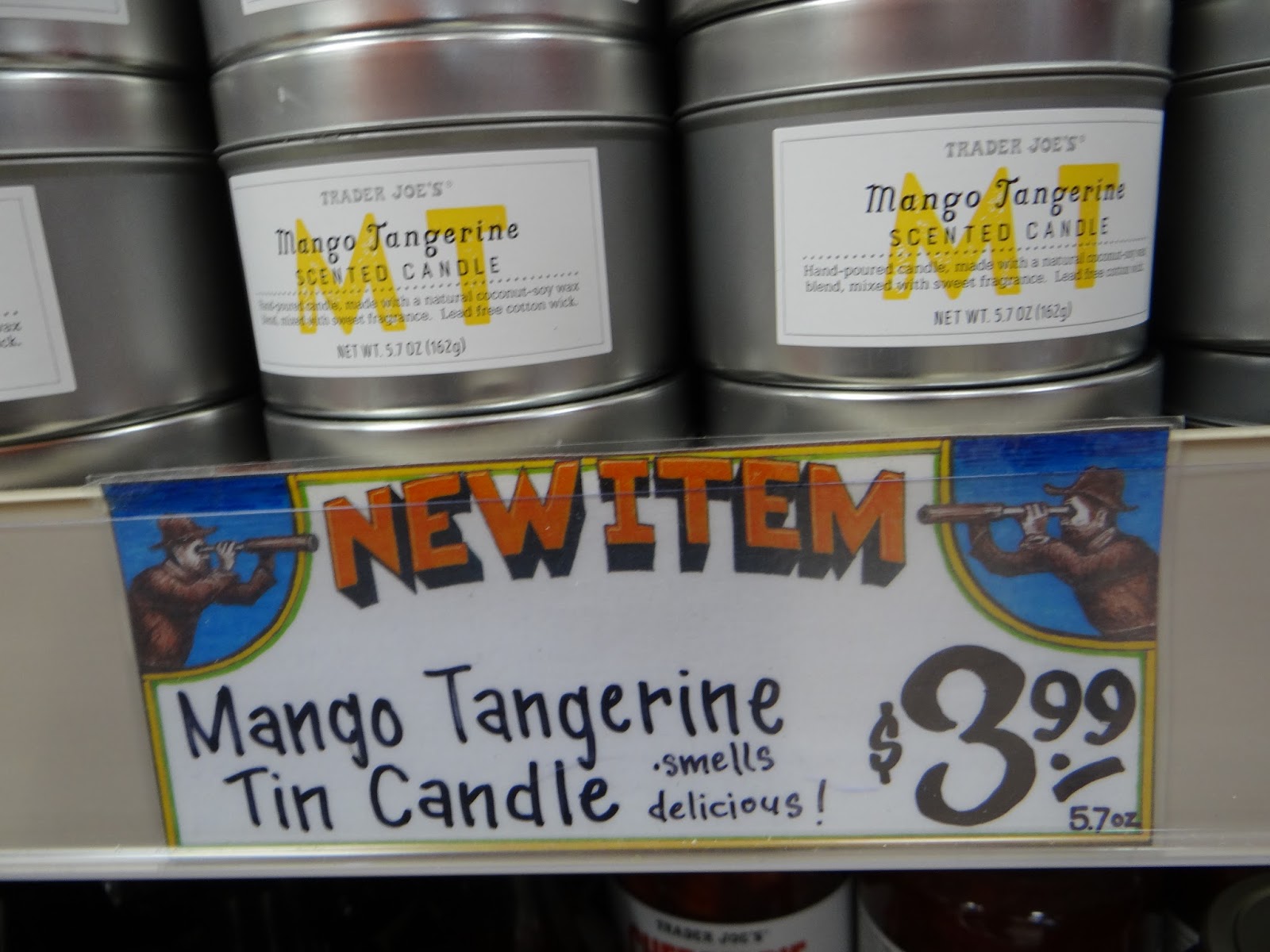 Trader Joe's 365 Mango Tangerine Scented Candle