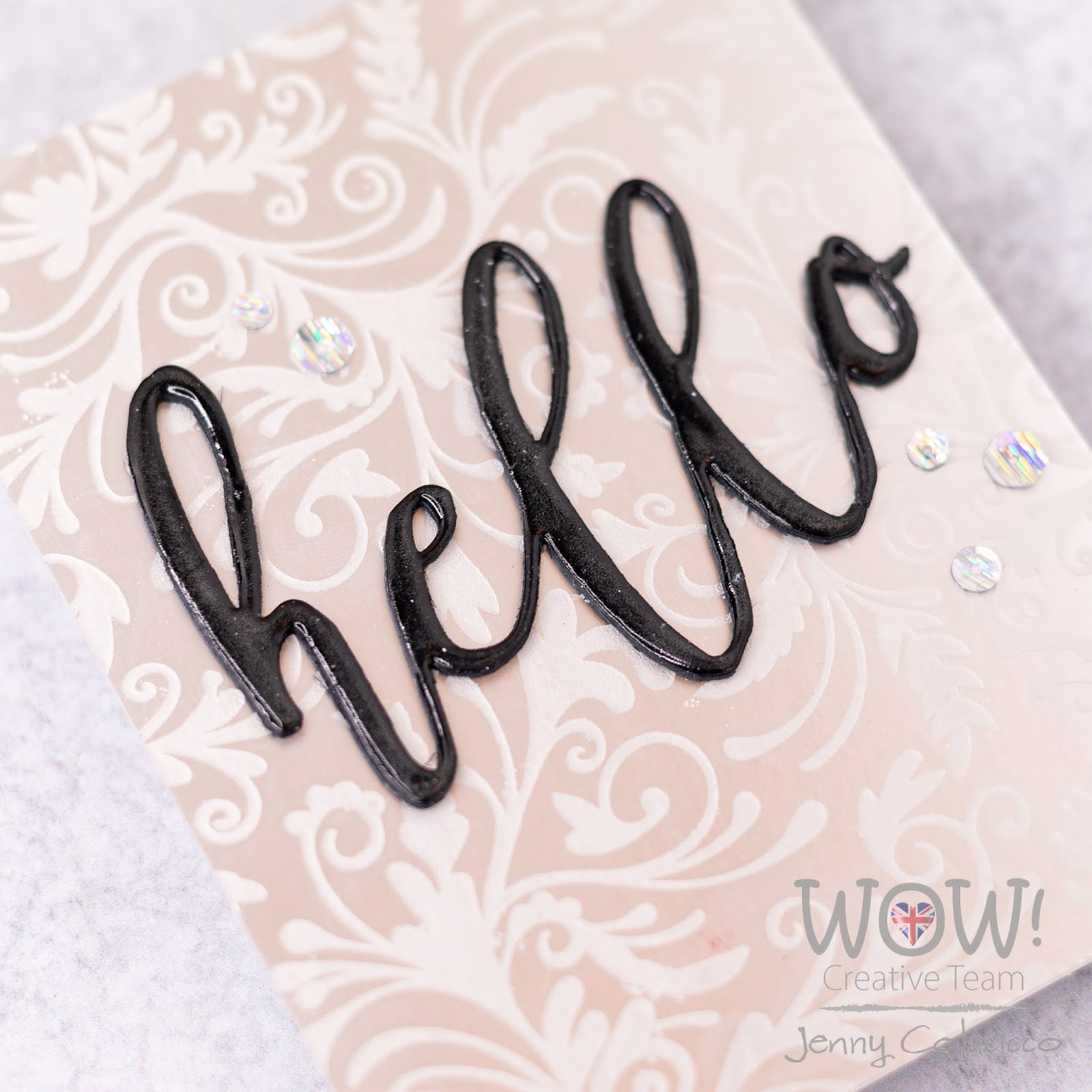 Five Ways to Use Clear Embossing Powder with Jenny