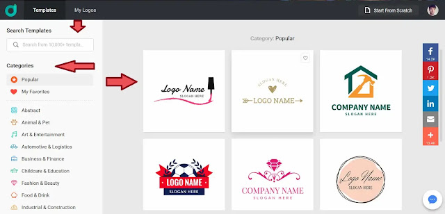 How to Create a free logo For Our Blogg and Website 