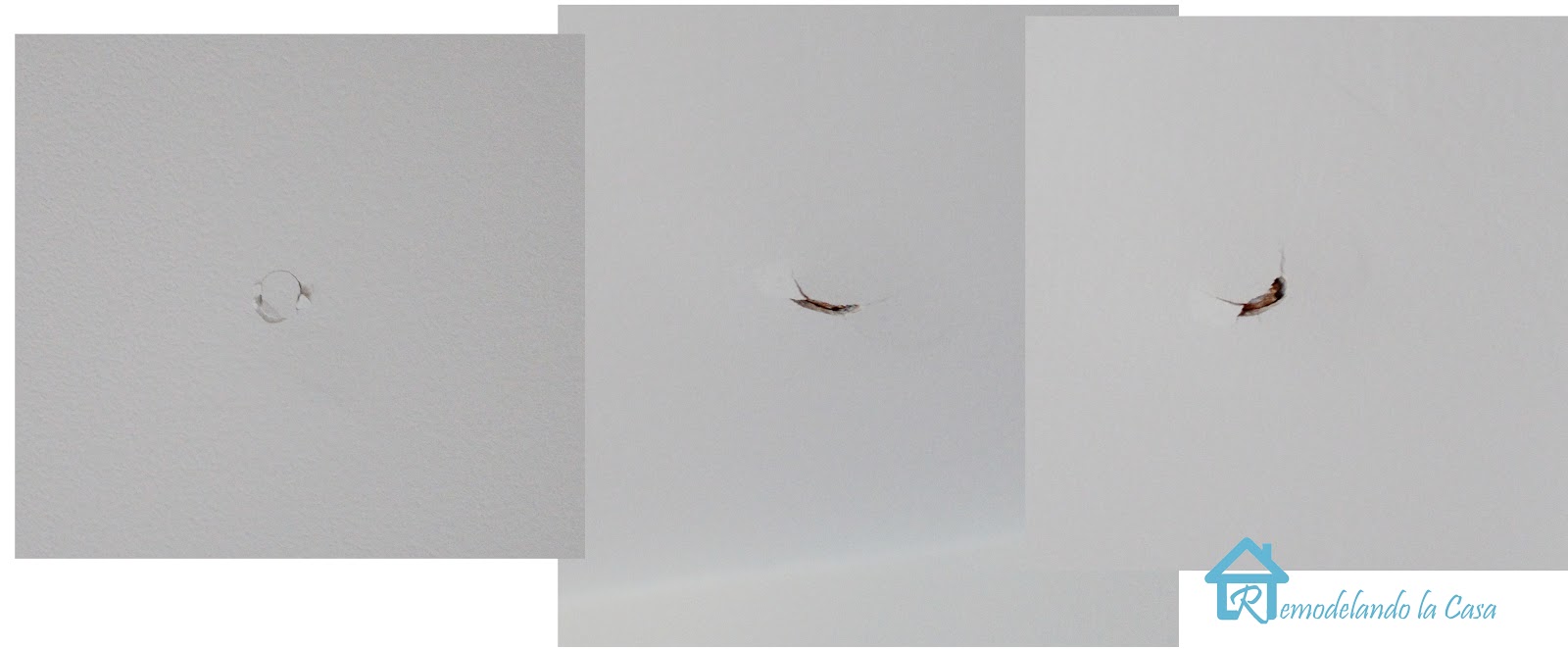 Pop-Nails on Ceiling - Remodelando la Casa