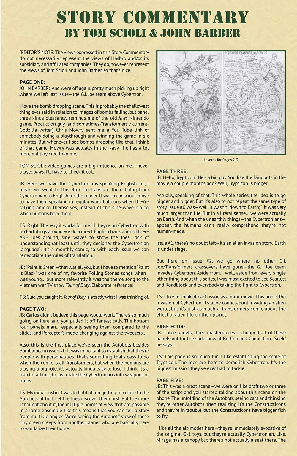Transformers vs. G.I. Joe chapter 2 page 22