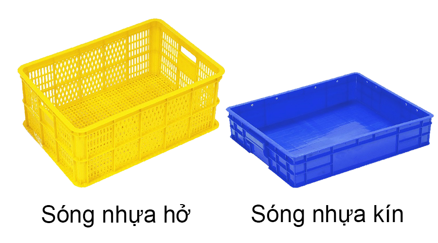 Sóng nhựa Hở và Sóng nhựa kín