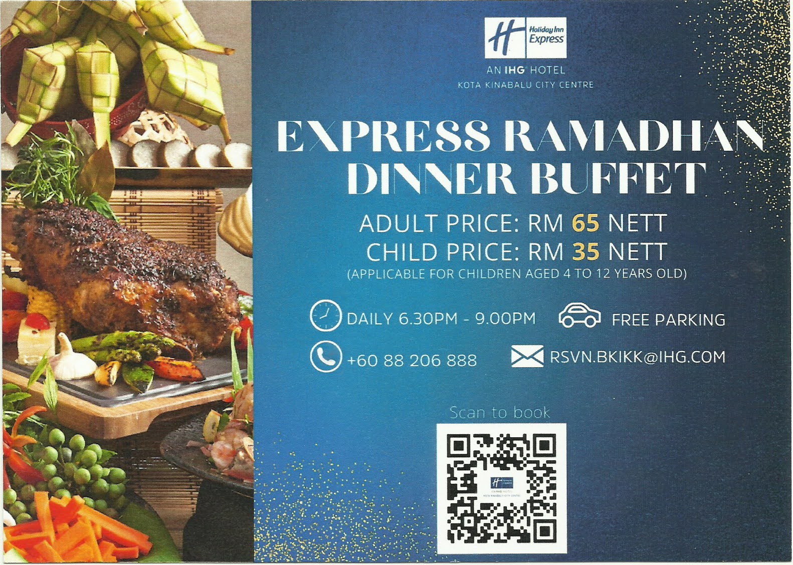 Express Ramadhan Dinner Buffet at Holiday Inn Express Kota Kinabalu
