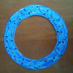 Blue Circle Art