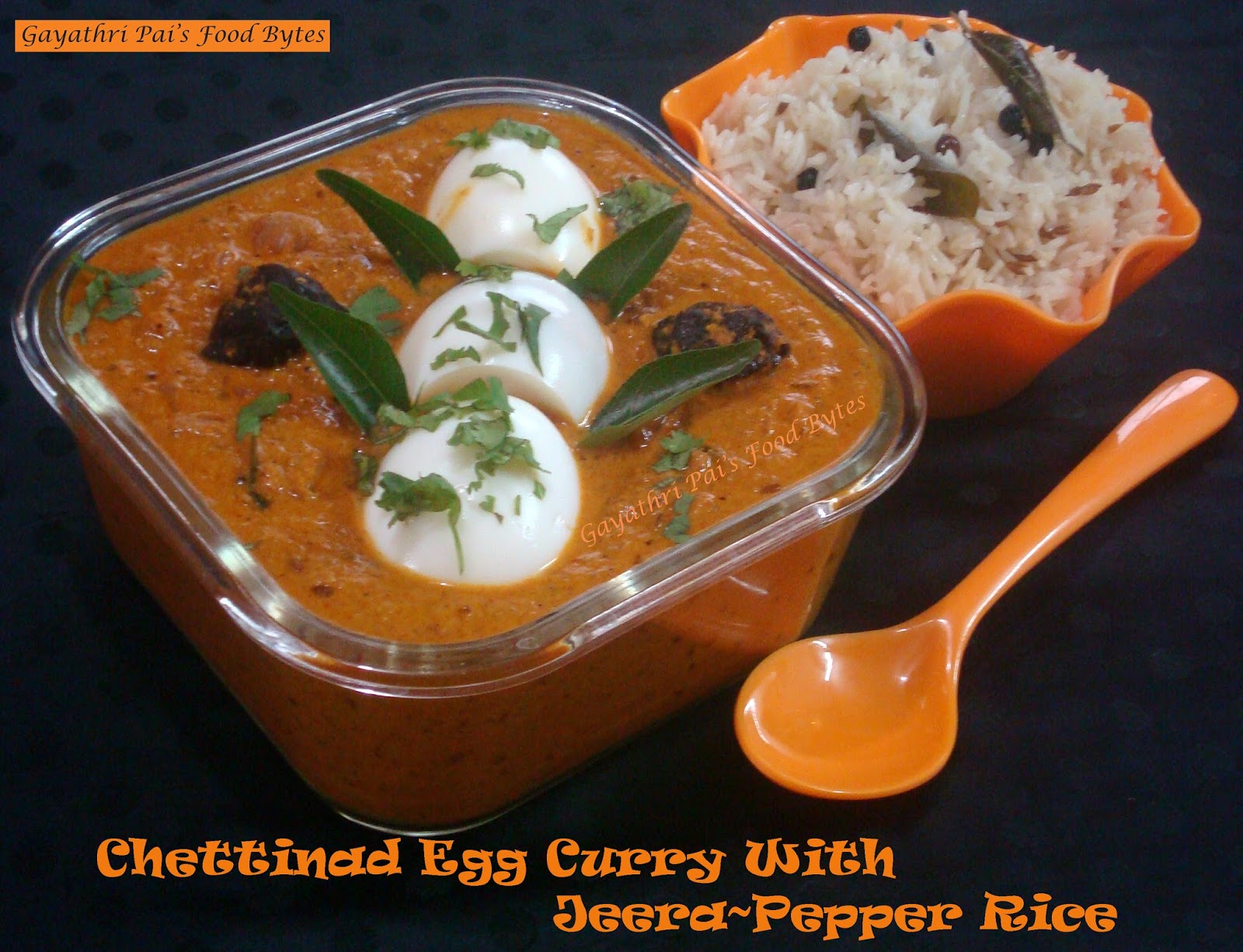Gayathri Pai's Food Bytes Spicy Chettinad Egg Curry With JeeraPepper