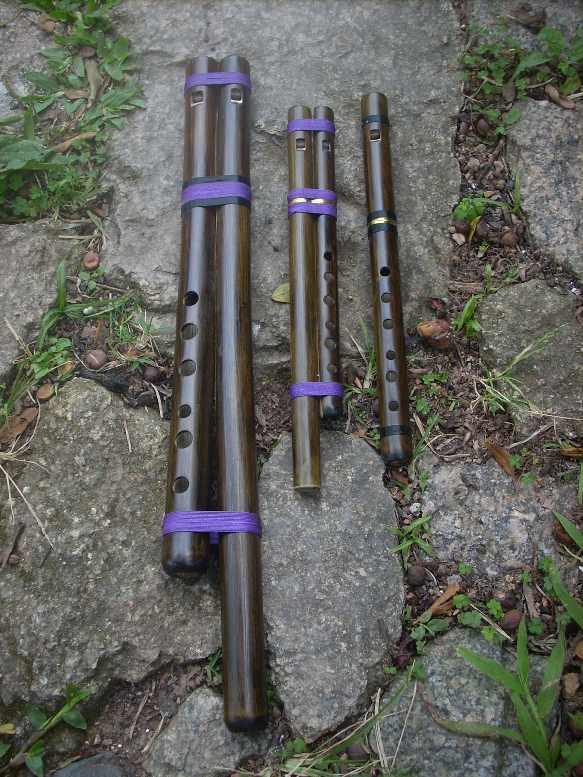 FLAUTAS DE BAMBU QUENAS, QUENACHOS, PIFANOS Flauta pedal