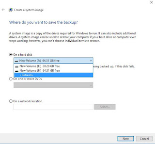 Cara Membuat System Image Backup pada Windows 10
