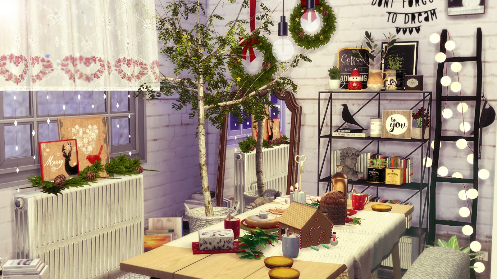 SIMS 4 CHRISTMAS ROOM DL CC B rbara Sims SIMS 4 CHRISTMAS ROOM DL CC B rbara Sims